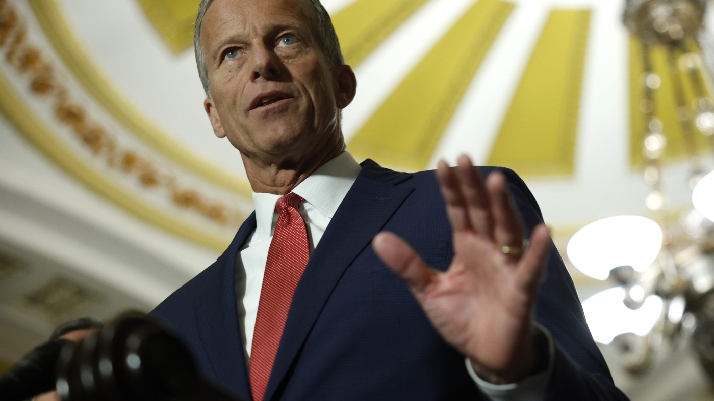 Senators Speak To The Press After Weekly Policy Luncheons